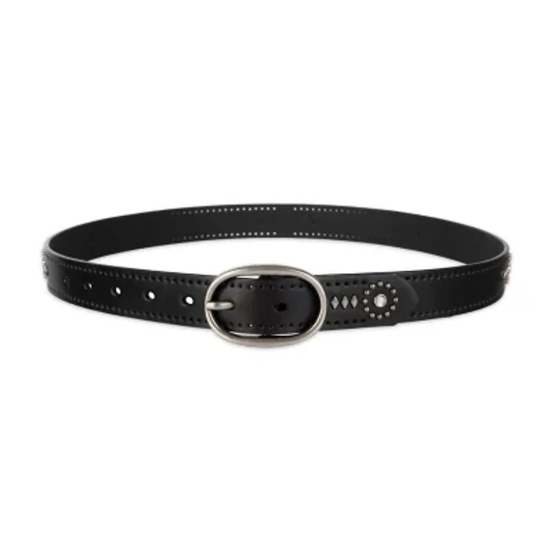 JS Jessica Simpson 1" Jewled Centerbar Womens Belt