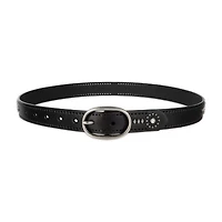 JS Jessica Simpson 1" Jewled Centerbar Womens Belt