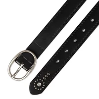 JS Jessica Simpson 1" Jewled Centerbar Womens Belt