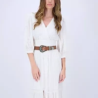 JS Jessica Simpson Turquoise With Hardware 1 Pair Womens Belt