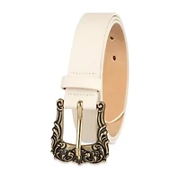 JS Jessica Simpson Ornate Buckle 1 Pair Womens Belt