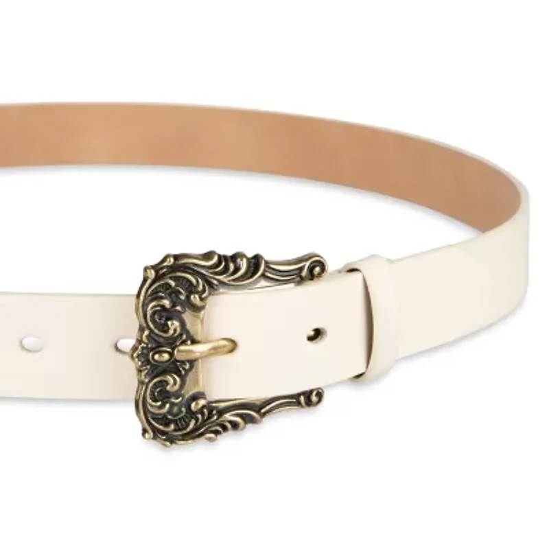 JS Jessica Simpson Ornate Buckle 1 Pair Womens Belt