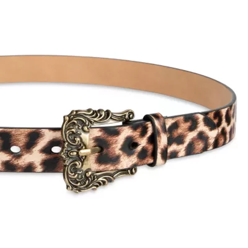 JS Jessica Simpson Ornate Buckle 1 Pair Womens Belt