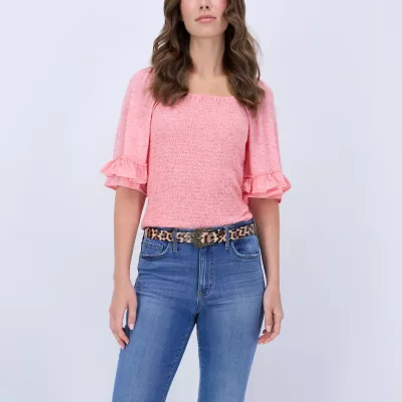 JS Jessica Simpson Ornate Buckle 1 Pair Womens Belt