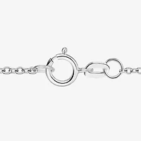 (G-H / Vs2-Si1) Womens 1/3 CT. T.W. Lab Grown White Diamond 10K White Gold Heart 18 Inch Pendant Necklace