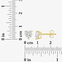 Yes, Please! Womens Lab Created White Sapphire Sterling Silver Heart 2-pc. Jewelry Set