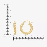 Silver Addiction Womens 14K Gold Over Silver 2 Pair Earring Set