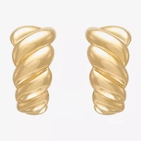 Silver Addiction Womens 14K Gold Over Silver 2 Pair Earring Set