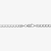 Made in Italy Mens Sterling Silver 20 Inch Curb Chain Necklace