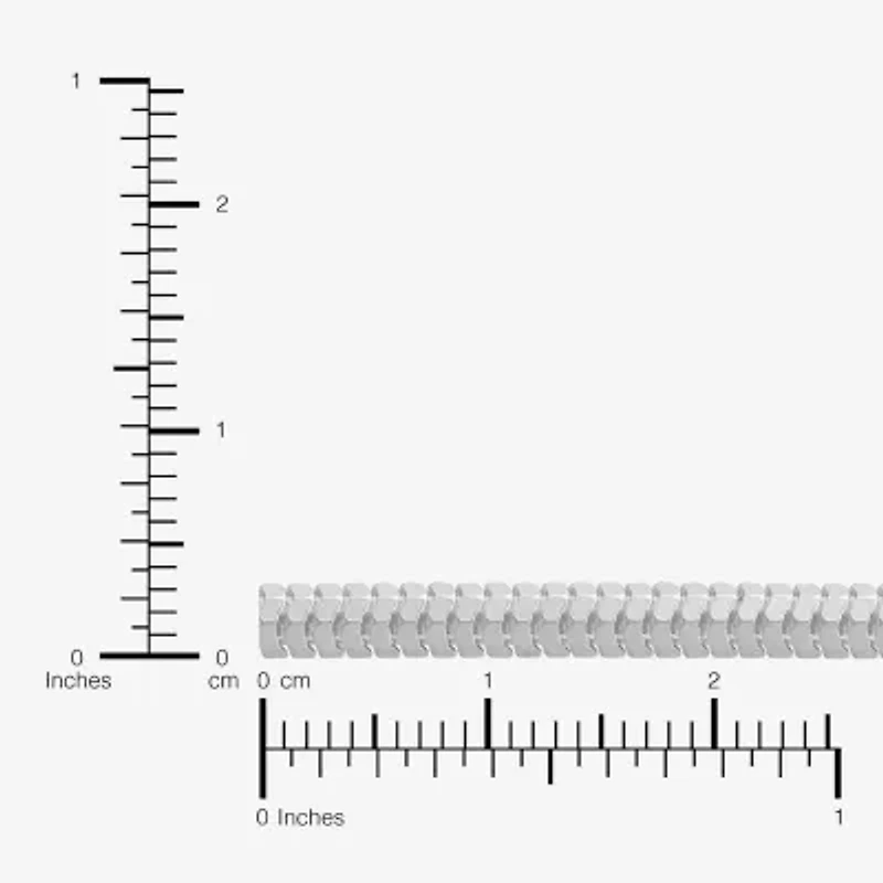 Made in Italy Womens Sterling Silver Inch Snake Chain Necklace