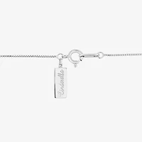 Enchanted Disney Fine Jewelry Cinderella (I, I2) Womens Lab Created White Opal Sterling Silver Oval 18 Inch Pendant Necklace