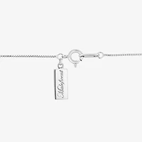 Enchanted Disney Fine Jewelry Maleficent (I, I2) Womens Genuine Black Spinel 14K Rose Gold Over Silver Sterling Silver Oval 18 Inch Pendant Necklace