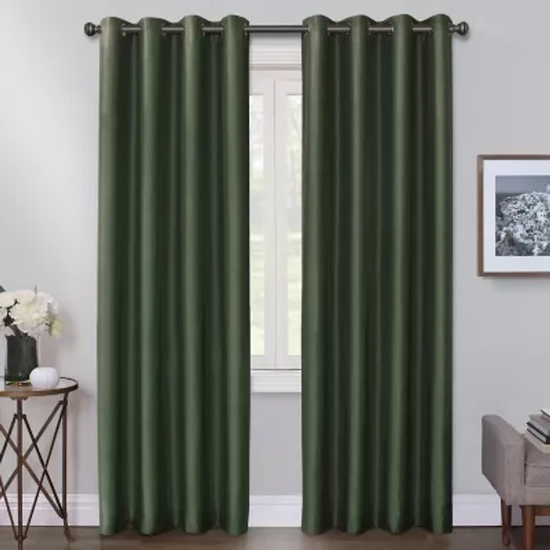 Max Blackout Mystique Grommet Top 100% Single Curtain Panel