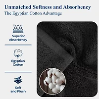 SUPERIOR® Madison Collection | Plush Egyptian Cotton 6-pc. Quick Dry Washcloth