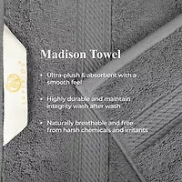SUPERIOR® Madison Collection | Plush Egyptian Cotton 6-pc. Quick Dry Washcloth