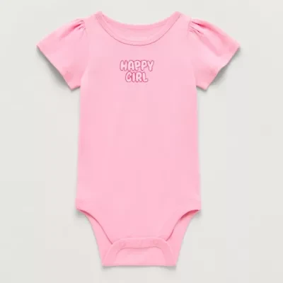 Okie Dokie Baby Round Neck Short Sleeve Bodysuit