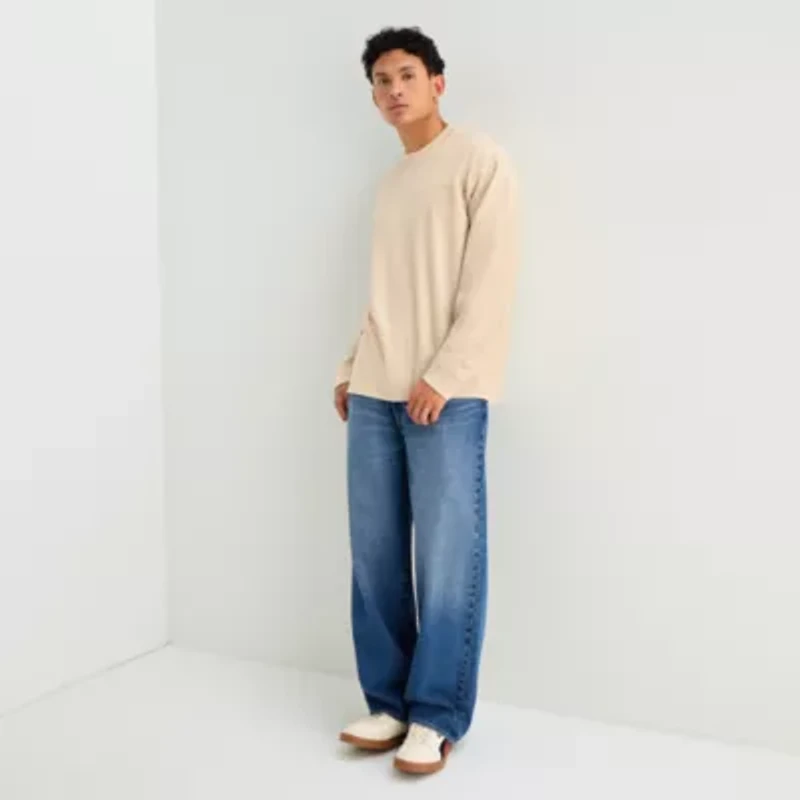 Arizona Mens Crew Neck Long Sleeve T-Shirt