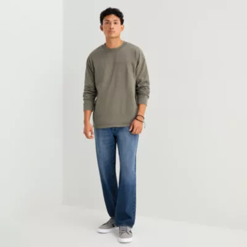 Arizona Mens Crew Neck Long Sleeve T-Shirt