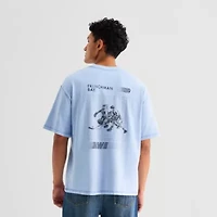 Arizona Mens Crew Neck Short Sleeve Relaxed Fit Graphic T-Shirt