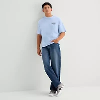 Arizona Mens Crew Neck Short Sleeve Relaxed Fit Graphic T-Shirt