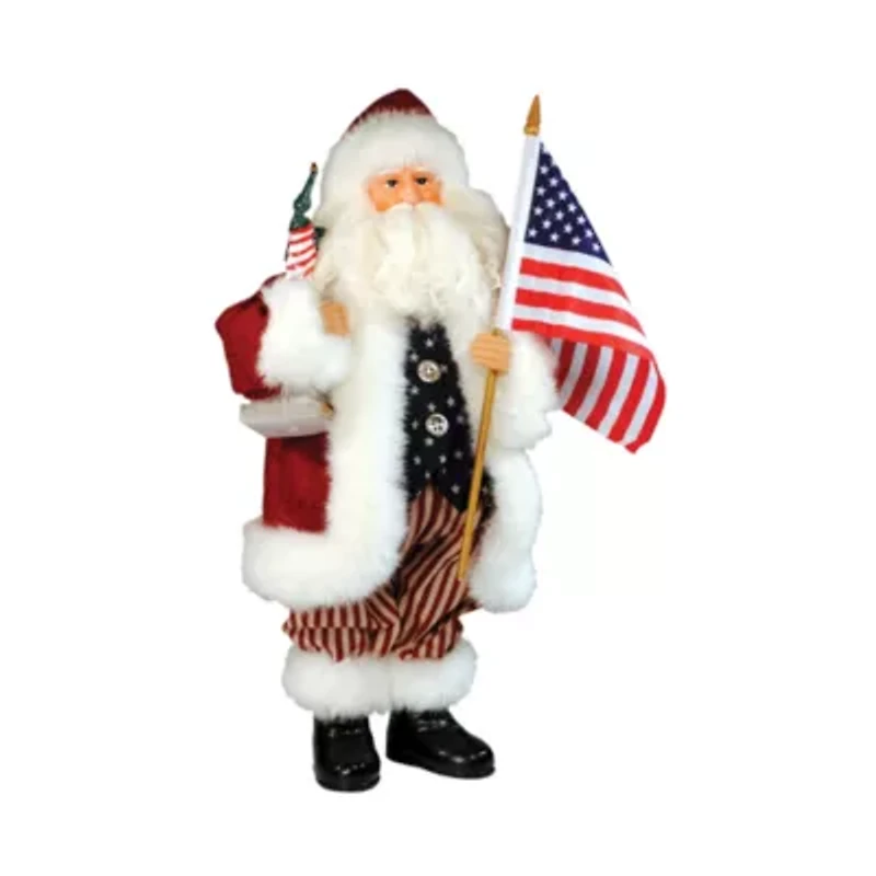  Hand Painted 15" American Santa