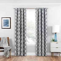 Eclipse Benchley Rod Pocket Energy Saving Blackout Single Curtain Panel