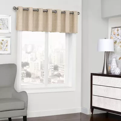 Eclipse Trevi Grommet Top Scallop Valance