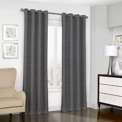 Eclipse Trevi Grommet Top Blackout Single Curtain Panel