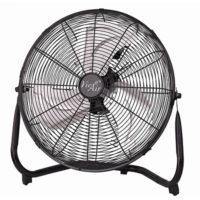 Vie Air 14" Industrial High Velocity Heavy Duty Metal Floor Fan with 3 Speed Settings