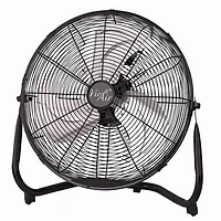 Vie Air 14" Industrial High Velocity Heavy Duty Metal Floor Fan with 3 Speed Settings