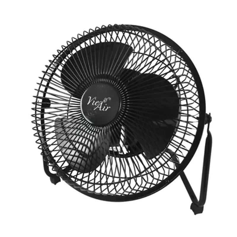Vie Air 8" High Velocity Metal Desk and Floor Fan