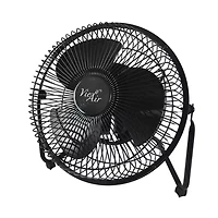 Vie Air 8" High Velocity Metal Desk and Floor Fan