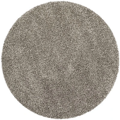 Safavieh Milan Collection Harper Solid Shag Indoor Round Area Rug