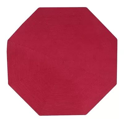 Better Trends Alpine Braided Reversible Indoor Octagon Area Rug