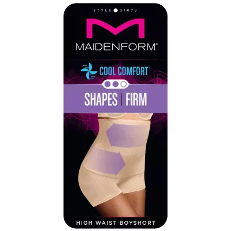 Maidenform High Waist Boyshort With Cool Comfort™ Control Briefs 2107