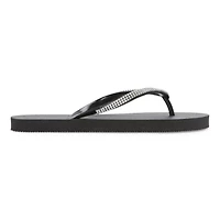 Mixit Womens Rhinestone Zori Flip-Flops