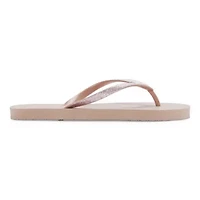 Mixit Womens Glitter Zori Flip-Flops