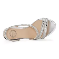 I. Miller Selwyn Womens Round Open Toe Block Heel Pumps