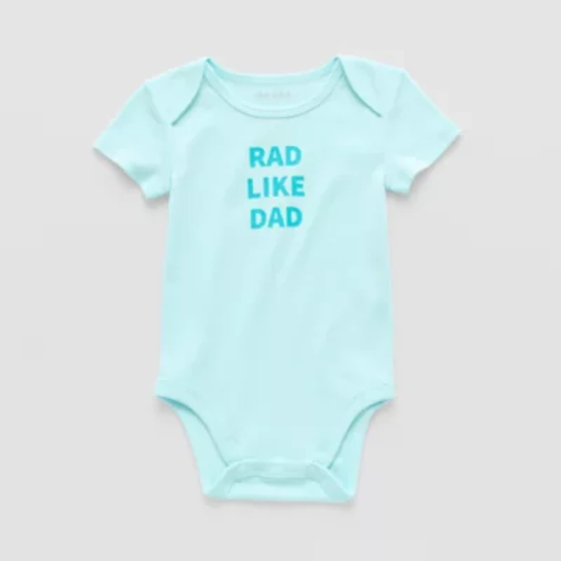 Okie Dokie Baby Unisex Crew Neck Short Sleeve Rib Bodysuit