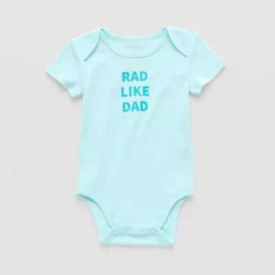 Okie Dokie Baby Unisex Crew Neck Short Sleeve Rib Bodysuit