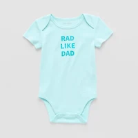 Okie Dokie Baby Unisex Crew Neck Short Sleeve Rib Bodysuit