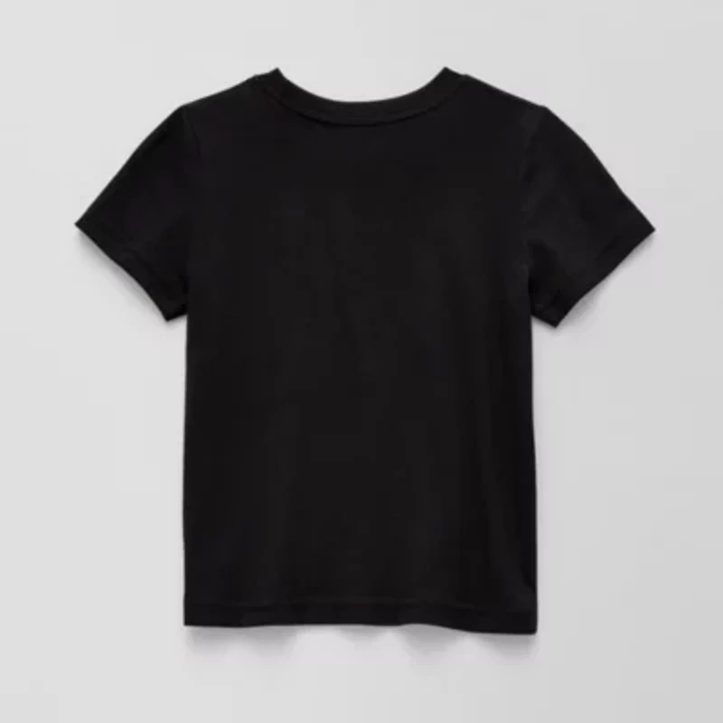 Okie Dokie Active Toddler & Little Boys Crew Neck Short Sleeve Regular Fit Graphic T-Shirt
