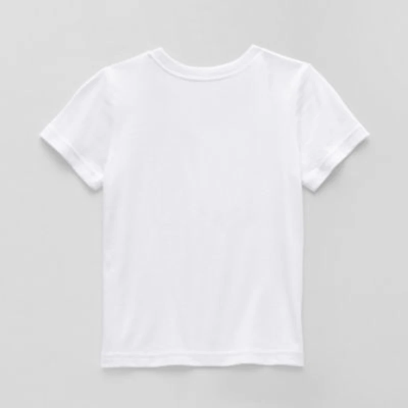 Okie Dokie Active Toddler & Little Boys Crew Neck Short Sleeve Regular Fit Graphic T-Shirt