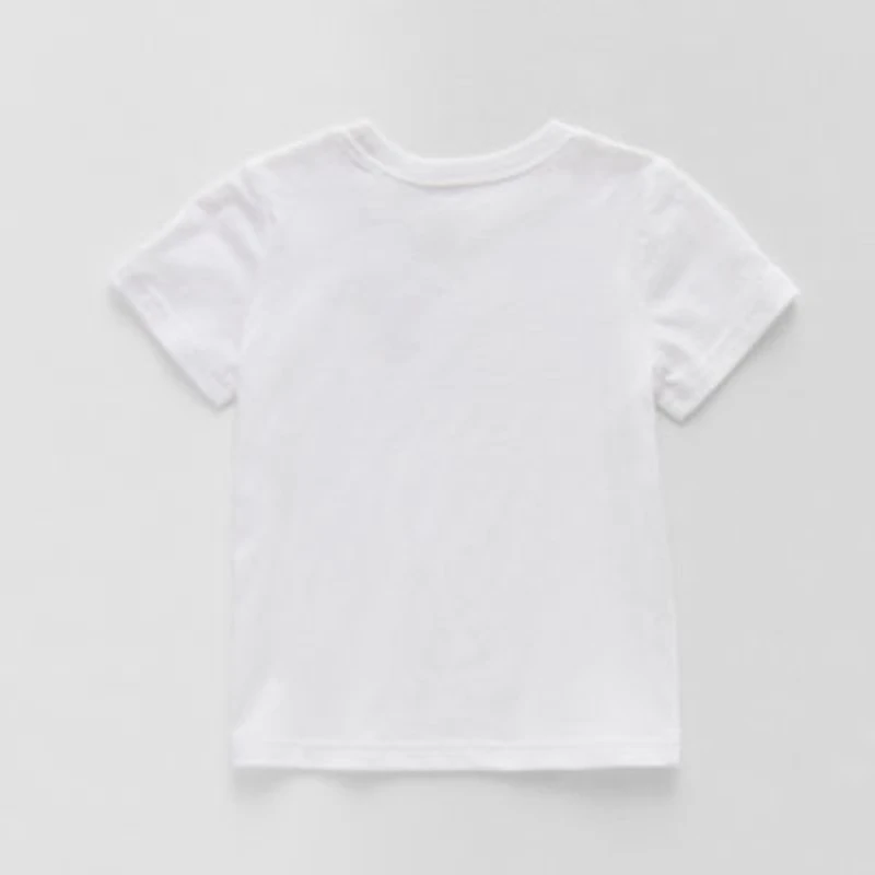 Okie Dokie Toddler & Little Boys Crew Neck Short Sleeve Regular Fit Graphic T-Shirt