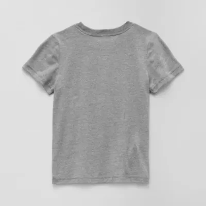 Okie Dokie Toddler & Little Boys Crew Neck Short Sleeve Regular Fit Graphic T-Shirt