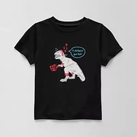 Okie Dokie Active Toddler & Little Boys Crew Neck Short Sleeve Regular Fit Graphic T-Shirt