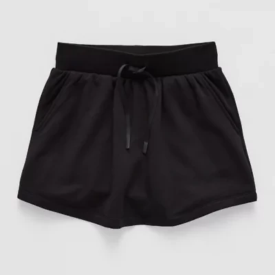 Xersion Super Soft Little & Big Kid Girls Mid Rise Fleece Skort