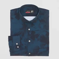 J. Ferrar 360 Stretch Mens Slim Fit Wrinkle Free Long Sleeve Dress Shirt