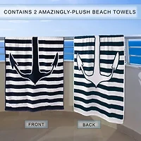 SUPERIOR® Yacht Collection | 100% Egyptian Cotton Quick Dry Beach Towel