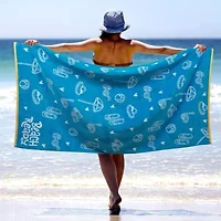 SUPERIOR® Baha Collection | 100% Cotton Quick Dry Beach Towel